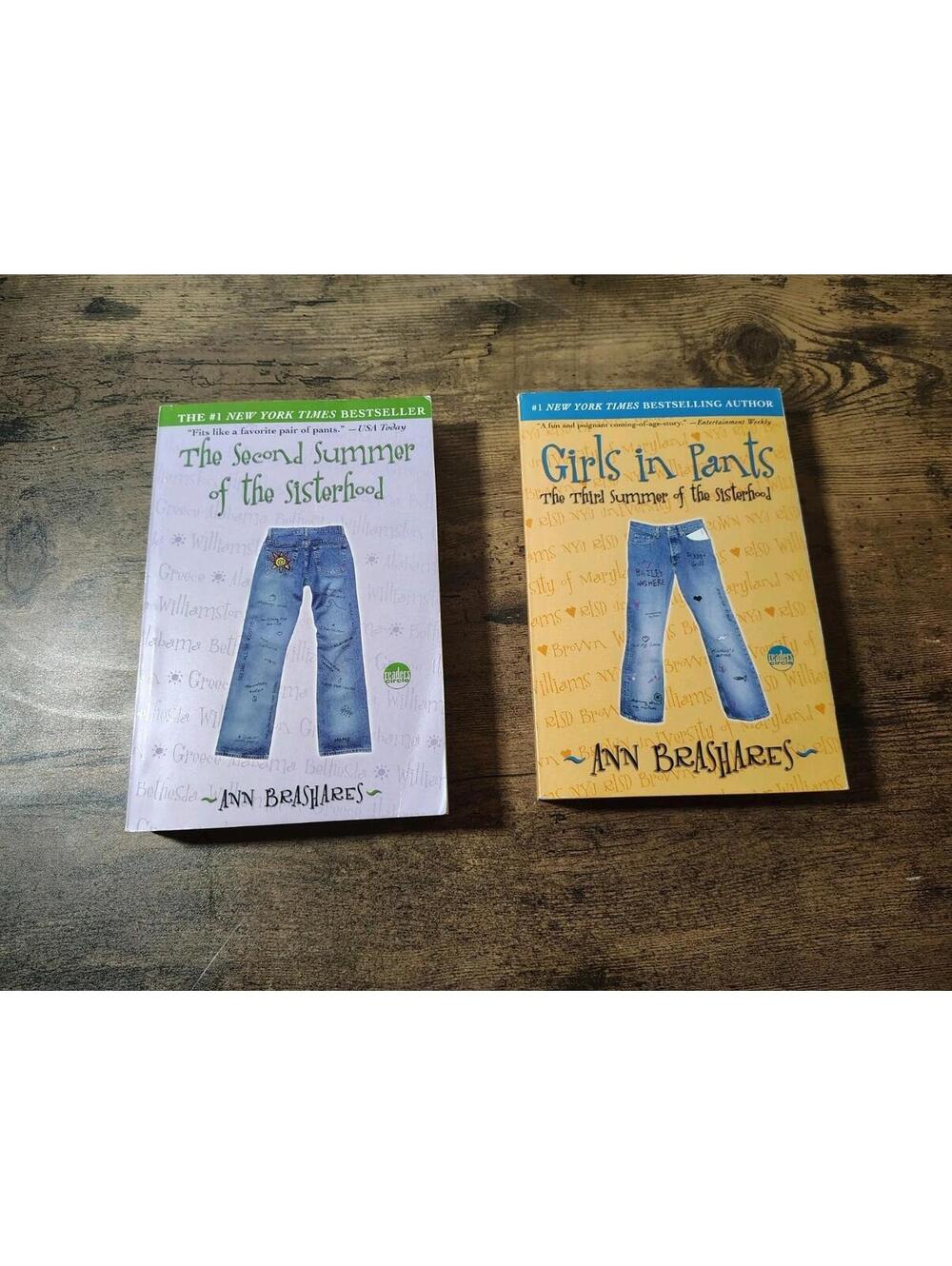 2 Books Girls in Pants HC The Sisterhood of the Traveling Pants PB Ann Brashares